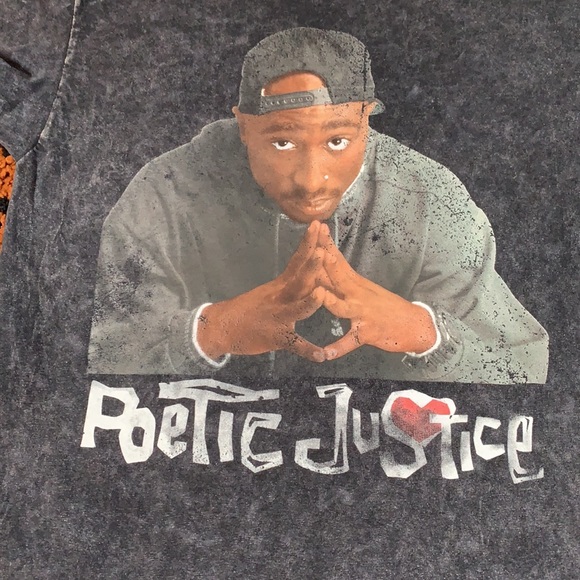 Distressed, POETIC JUSTICE, Tupac shirt!! - Picture 7 of 7